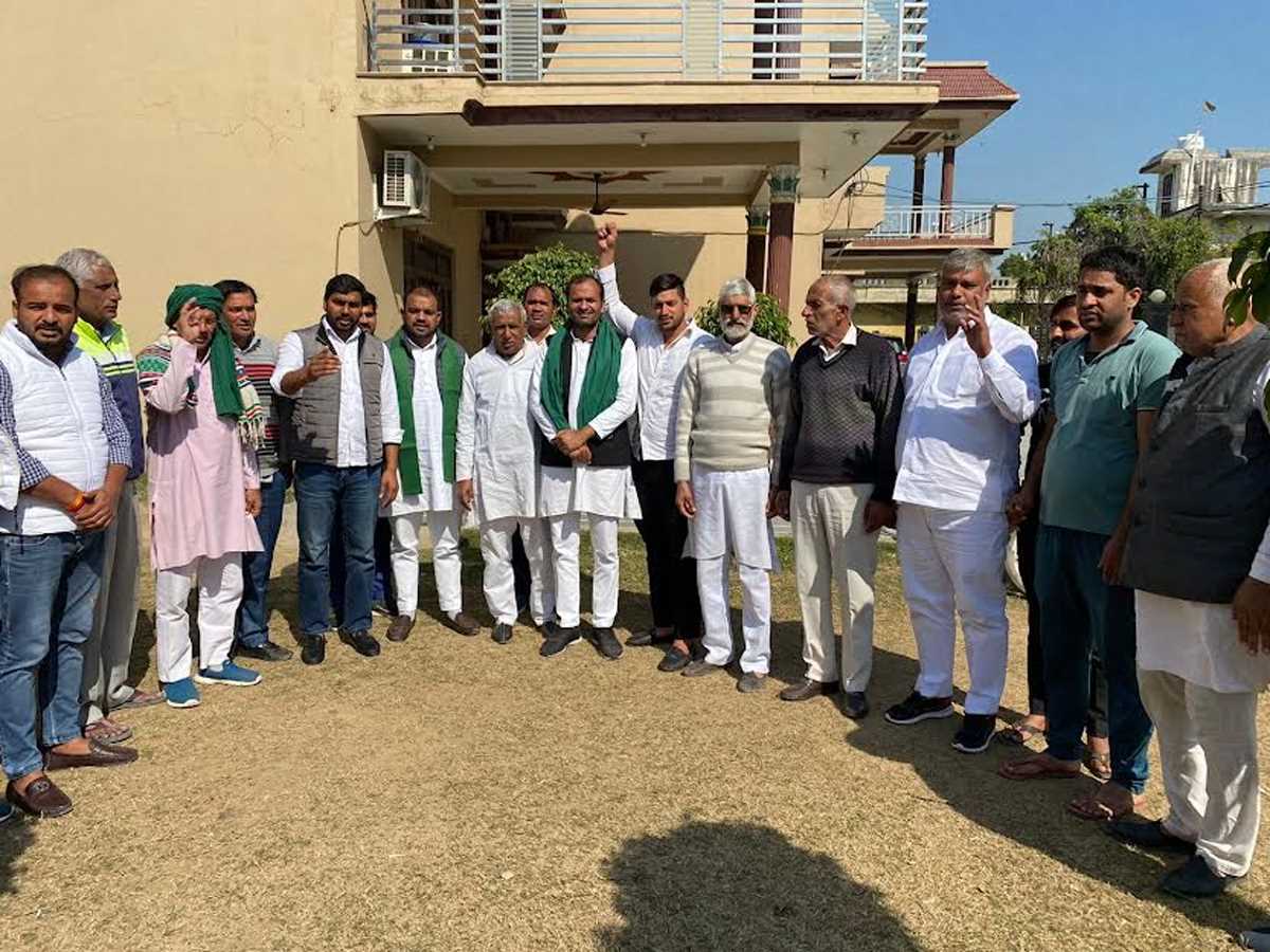 भाकियू अंबावता ने किया आधा दर्जन गांवों में जनसंपर्क